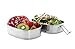Stainless Steel Insulated Metal Lunch Bento Box Set. 2 Layer, 3 Compartment Japanese Divided Tiffin Stacking Eco Lunchbox Food Container for Men, Women, Kids, Adults. Ecofriendly Bentobox.