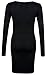 Forever Womens Long Sleeves Skeleton Print Halloween Bodycon Dress