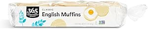 365 Everyday Value, White English Muffins, 15 oz, 6 CT