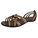 crocs Women's 14121 Huarache Flat,Bronze/Espresso,9 M US