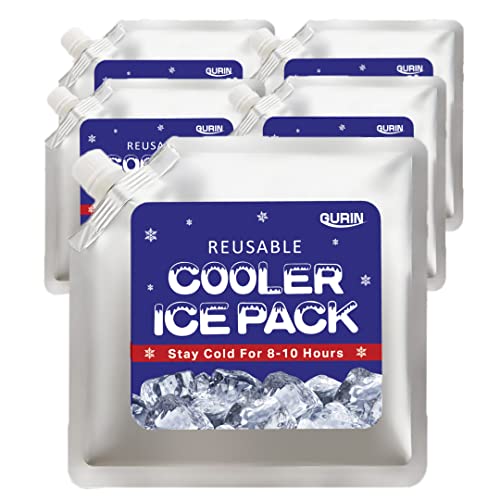 GURIN Cooler Ice Packs Reusable Ice Packs for Lunch Box, Bag, or
