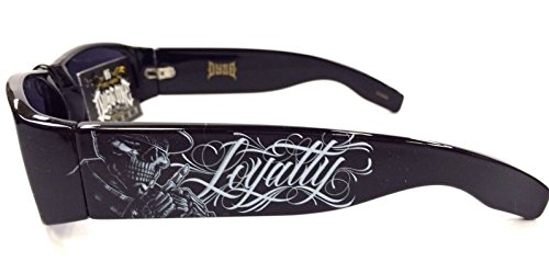 Authentic Dyse One Shades Loyalty Skeleton Black Sunglasses California Lowrider Style