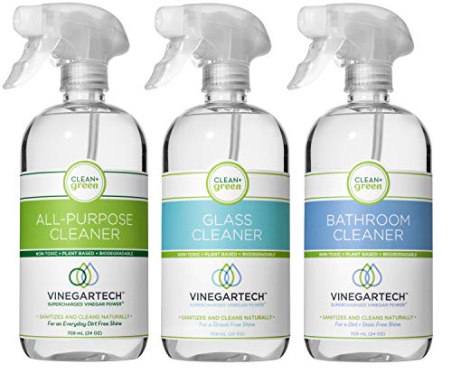 Clean+Green VinegarTech Bathroom Cleaner. Supercharged Vinegar Power ...