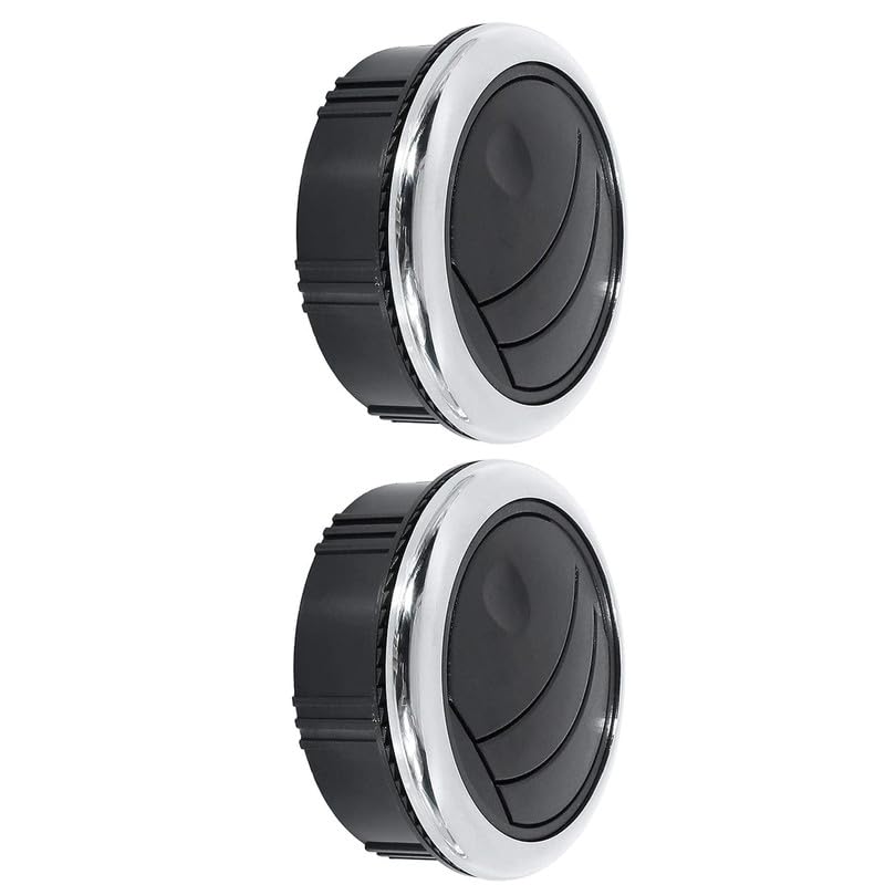 MACHSWON Air Conditioning Vent Deflector Outlet Louvered for RV Bus and Yacht Universal Knob Style Air Conditioning Deflector Outlet, 2pcs