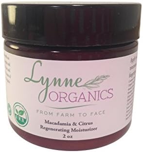 Organic Facial Moisturizer Lotion w Aloe Vera. Macadamia Citrus Regenerating Face Cream w Green Tea, Hyaluronic Acid for Dry, Oily, Sensitive, Acne Prone Skin. Best Daily Care for Men, Women.