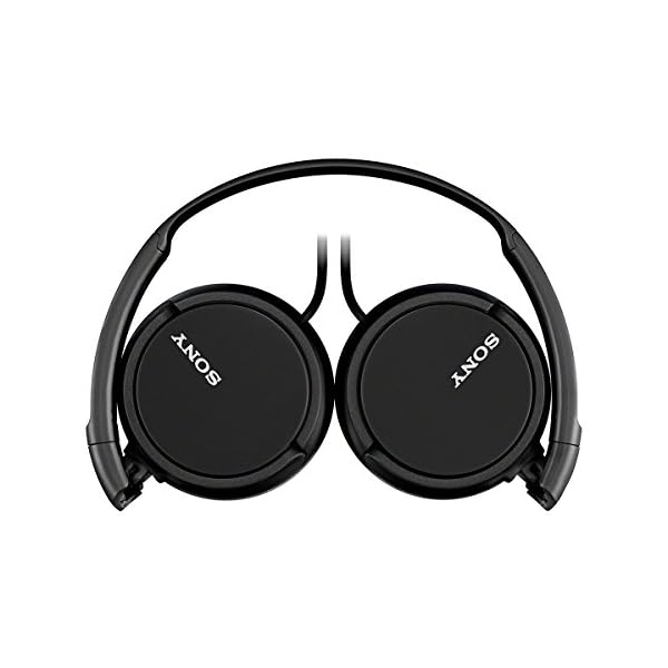 Sony ZX Series Wired On-Ear Headphones, Black MDR-ZX110 - Imagen 3