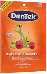 DenTek Kids Fun Flossers Wild Fruit 90 Count Dental Floss Picks view 12