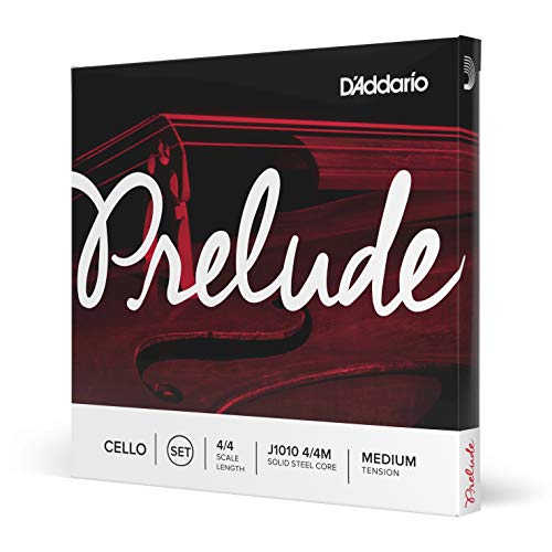 D'Addario Prelude Cellosaiten Satz 4/4 Größe, Mittlere Spannung