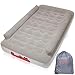 KareCaddy Toddler Air Mattress - Kids AirBed with Built-in Electric Pump, Kids Air Mattress with Sides Rails, Inflatable Toddler Travel Bed with Bumpers, Camping Portable Kids Air Bed