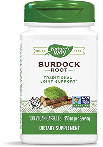 NATURE’S WAY BURDOCK ROOT 475 MG PER CAPSULE,100 COUNT