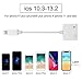 Headphone Adaptor for iPhone Besmon Converter Adapter Charger Adapter Cable with 3.5mm Dongle Earphone Aux Audio & Charge Compatible for iPhoneXR/XS/XS MAX/X/7/7P/8/8P/11/11pro (White)