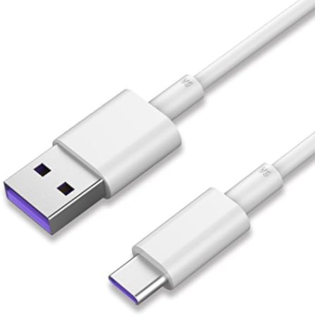 Kinps USB-C to USB Charger Cable USB Type C Cord for Google Pixel, Pixel XL, Nexus 5X / 6P, LG G5, One Plus 2, MacBook, ChromeBook Pixel, and More Type-C Devices (PVC) (3ft-5A-W)