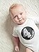 Baby's Firsts Gender Neutral Month by Month Milestone Chalkboard Stickers for Boys & Girls, Newborn Monthly Onesie Sticker Set, Anti Glare Scrapbook Photo Prop Keepsake and Baby Registry and Shower Gi