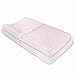 2 Pack Baby Changing Pad - 100% Jersey Cotton Covers for Girls (Pink and White Chevron, Polka Dots)