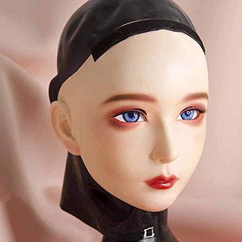 Latex Hood Kigurumi Maskラテックスフード付きフルヘッドコスプレ着ぐるみマスク Lovinghh Com