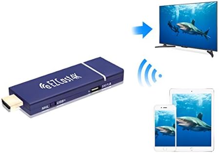 4K/2K HDMI Dongle Wireless Display,MHL to HDMI 5G Wifi Miracast Adapter,Streaming Media Player,TV Stick Receiver,Supports Mac,Windows,Chrome OS,Iphone,Ipad,Macbook,Android Samsung Smart Phone