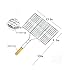 BBQ WINJ Barbecue Basket Folding for Roast BBQ Portable Grilling Basket with Wood Handle for Fish,Vegetables, Steak,Shrimp?Chicken Wings.
