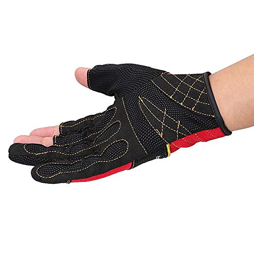 AISHANG Anti-Rutsch-Angelhandschuhe 3 Wasserfeste, atmungsaktive, rutschfeste Outdoor-Sporthandschuhe für das… – Bild 6