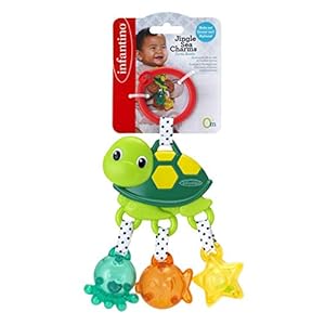 Infantino Jingle Sea Charms Turtle Rattle