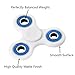 FidgetKool Fidget Spinner Spinning Top Relieves Your ADHD, Anxiety, and Boredom Gifts White and Blue