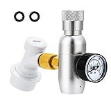FERRODAY 0-30 PSI Mini Keg Regulated CO2 Charger