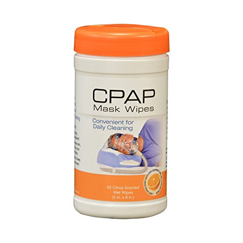 Contour Products CPAP Mask Wipes, Citrus Scent, 62 Wipes Sleep, Sleep