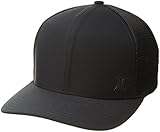 Hurley Men's Milner Curved Bill Snapback Trucker Cap, Black, One Size