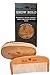 Beard Comb & Boar Bristle Brush Kit Male Grooming Gift: Natural Products Help Beard Health and Growth. Use with Bear Man Grooming Beard Oil for Best Results
