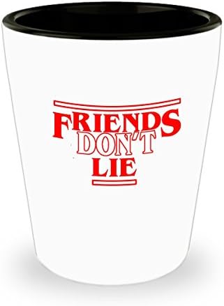 Friends Don't Lie Mug (Shot Glass) 1.5oz - Inspired by Netflix Series Stranger Things Coffee Mug - Stranger Things Mug - Stranger Things Gifts - Stra