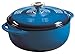 Lodge EC4D33 Enameled Cast Iron Dutch Oven, 4.5-Quart, Caribbean Blue