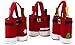 3 Pcs Santa Pants Christmas Wine Gift Bags - Christmas Treat/Candy Bags Set