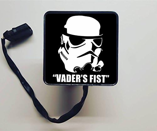 Star Wars LED BACK LIT Stormtrooper VADERS FIST Hitch Cover