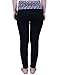 HDE Women's Maternity Yoga Pants Pregnancy Stretch Fold Over Lounge Leggings (Black Grey Space Dye, X-Large)