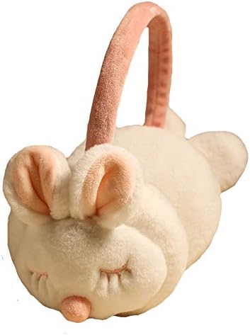 Winter Ear Muffs Warmers Cute Cartoon Panda Rabbit Bear Faux Fur Headband Outdoor Earmuffs Urchart (White Rabbit)