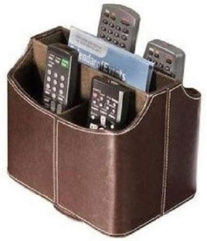 Sawan Shop Remote Control Organizer Storage Holder Caddy Leather Tv Couch Arm Chair Sofa