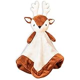 Giggles Formula - Baby Deer Security Blanket - Infant Antler Blanket - Baby Plush Deer Blanket - Newborn Deer Gift for Nursery - Deer Blanket