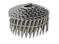 Simpson Swan Secure S11A150RNBP 1-1/2-Inch by 0.120 Ring Shank Wire Weld 15-Degree T-304 Stainless Steel Coil Roofing Nails, 600 per pack