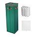 Wrapping Paper Storage Box-Holds 20 Rolls of 40” Gift Wrap-Upright Container, Lid, Dividers & Handles-For Holiday & Christmas Wrap by Elf Stor (Green)