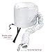 Beautyours Hair Bonnet hood - Safety Portable Dryer Bonnet Attachment for Hair Styling - Silver