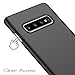 anccer Compatible for Samsung Galaxy S10 Case [Colorful Series] [Ultra Thin Fit] Premium PC Material Slim Cover for Samsung Galaxy S10 - Gravel Black