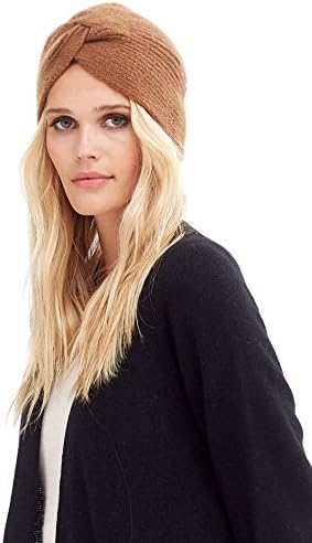 NAKEDCASHMERE Women's Rhea Turban O/S Cognac