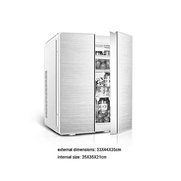 YANJ Car refrigerator,Portable Mini Fridge 12v 220v,Car Cooler Warmer Electric Fridge For Car And Home 25 L LOLDF1