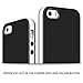 iPhone 5S Case,iPhone SE Case,Dmix Cute Apple Protective Case Soft Bumper Cases Shockproof Hybird Rubber Slim Case Anti-scratch Shell Dual Color TPU Back Cover for iPhone 5S SE 5 (White/Black)