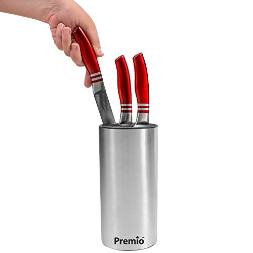 Modern Stainless Steel Knife Block - Best Knife Holder ...