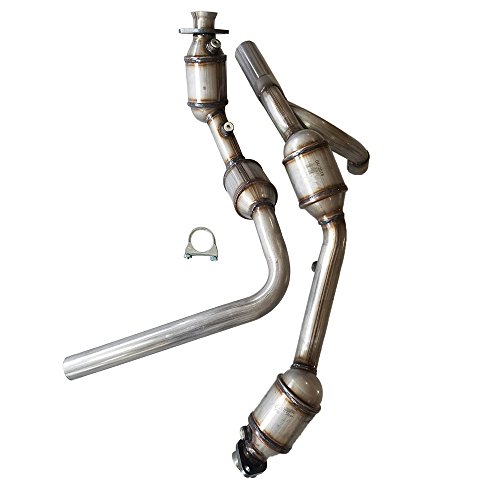 Roadstar Catalytic Converter Exhaust Manifold Y Pipe Fit for 2007 2008 2009 Jeep Wrangler X-S X Unlimited X 3.8L V6