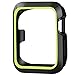 OULUOQI Apple Watch Case 38mm, 2 colors Design [Patent Pending], Shock-proof and Shatter-resistant for Apple Watch Nike+, Series 2, Series 1, Sport, Edition- Black / Volt Yellow