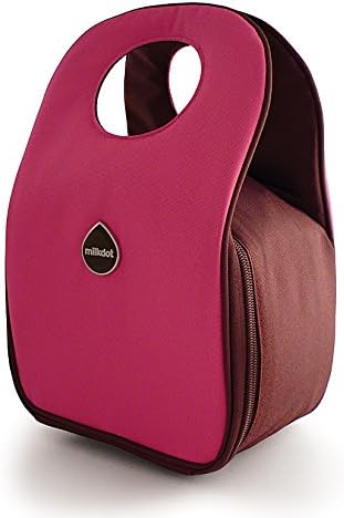 Milkdot Stoh Lunch Tote, Pink Raspberry