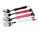 Stainless Steel Spoons And Forks Set-Utensils For Childrens,kids,adult Dessert Soup Themed Teaspoon,Cook-Utensil Essentials-2 spoon 2 fork