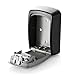 Key Lock Box for Outside Wall Mount 4 Digit Combination Lock Box Security Key Storage Lock Box