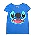 Disney Lilo and Stitch Girls 3 Pack Short Sleeve T-Shirt for Little to Big Kids White